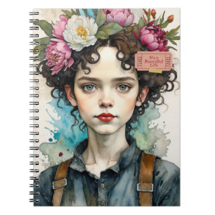 Porträt des Edith-Es-ist-ein-schönes-Leben-Notizbu Notizblock