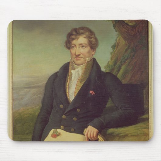 Porträt des französischen Zoologen Mousepad (Vorne)
