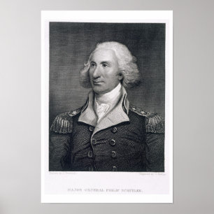 Porträt des Generalmajors Philip Schuyler, Poster