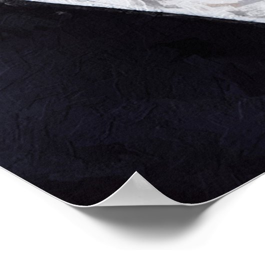 Porträt des Golden Saint Trump Ölgemäldes Poster (Ecke)