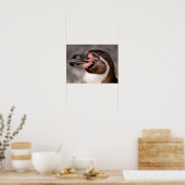 Porträt des Humboldt-Pinguins Poster (Küche)
