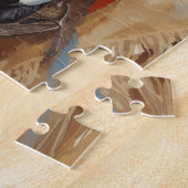 Porträt des Indianerhäuptlings Geronimo Puzzle (Seite)