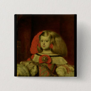Porträt des Infanta Margarita Button