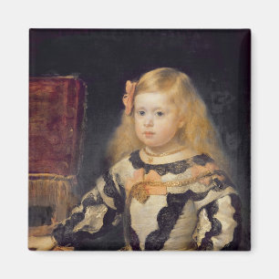 Porträt des Infanta Maria Marguerita 1654 Magnet