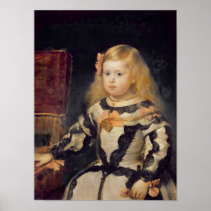 Porträt des Infanta Maria Marguerita 1654 Poster