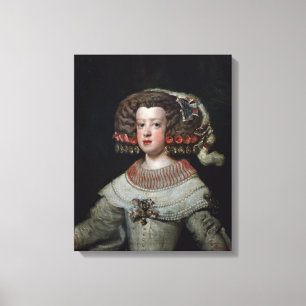 Porträt des Infanta-Maria Teresa (1638-83) fut Leinwanddruck