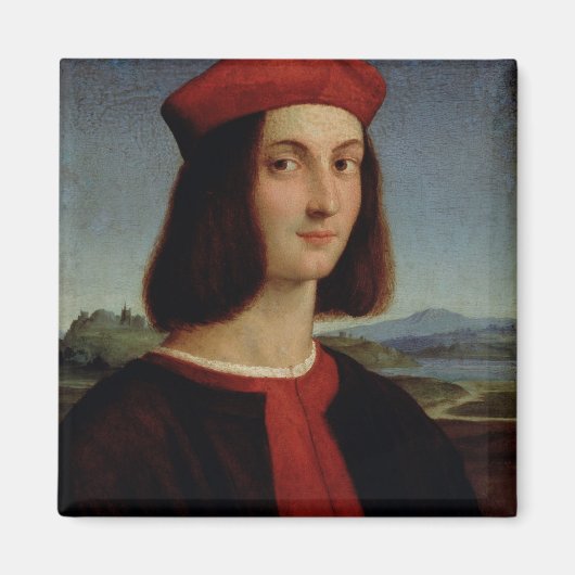 Porträt des jungen Pietro Bembo, 1504-6 Magnet (Vorne)