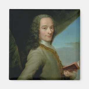 Porträt des jungen Voltaire Magnet