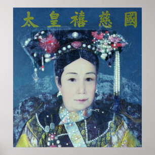Porträt des KaiserinDowager Cixi Poster