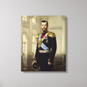 Porträt des Kaisers Nicholas II, 1900 Leinwanddruck