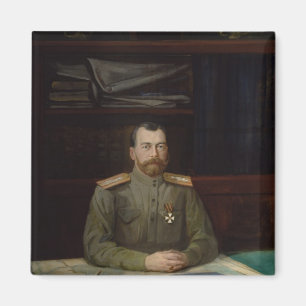 Porträt des Kaisers Nicholas II, 1914 Magnet
