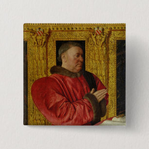 Porträt des Kanzlers Guillaume Jouvenel Button