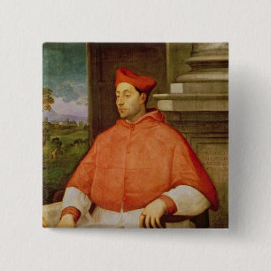 Porträt des Kardinals A. Pallavicini, 1512 Button