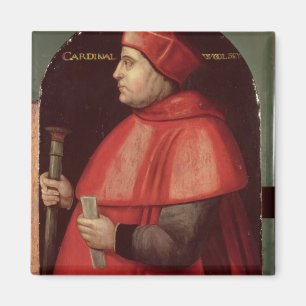 Porträt des Kardinals Thomas Wolsey Magnet