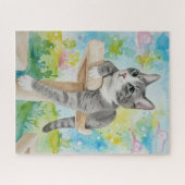 Porträt des Katzenpuzzles Puzzle (Horizontal)