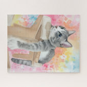 Porträt des Katzenrätsels Puzzle (Horizontal)