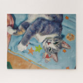 Porträt des Katzenrätsels Puzzle (Horizontal)