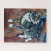 Porträt des Katzenrätsels Puzzle (Horizontal)