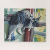 Porträt des Katzenrätsels Puzzle (Horizontal)