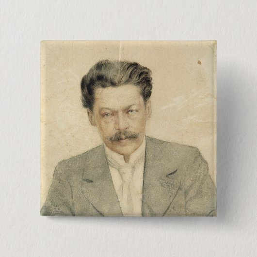 Porträt des Komponisten Anton Arensky Button (Vorderseite)