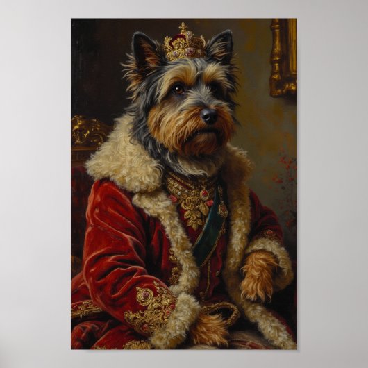 Porträt des königlichen Skye Terriers Poster (Vorne)