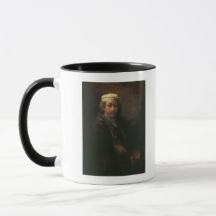 Porträt des Künstlers an seinem Gestell, 1660 Tasse