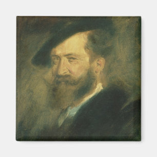 Porträt des Künstlers Wilhelm Busch, c.1878 Magnet