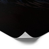 Porträt des Löwen Poster (Ecke)