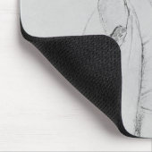 Porträt des Malers Hippolyte Flandrin Mousepad (Ecke)