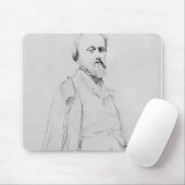Porträt des Malers Hippolyte Flandrin Mousepad (Mit Mouse)