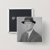 Porträt des Mannes Button (Vorne & Hinten)