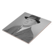 Porträt des Mannes Fliese (Seite)