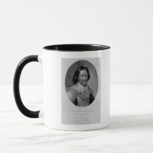 Porträt des Marquises von Vieu Ville Tasse