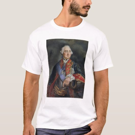 Porträt des Mathematikers Leonhard Euler T-Shirt (Vorderseite)