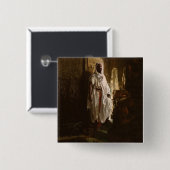 Porträt des maurischen afrikanischen Malers Button (Vorne & Hinten)