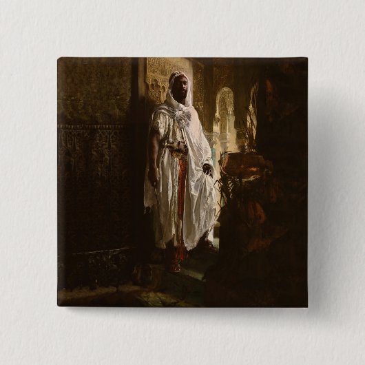 Porträt des maurischen afrikanischen Malers Button (Vorderseite)