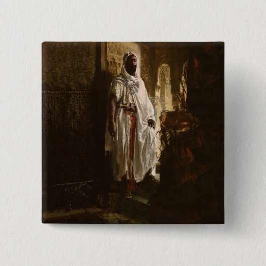 Porträt des maurischen afrikanischen Malers Button (Vorderseite)