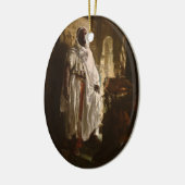 Porträt des maurischen afrikanischen Malers Keramik Ornament (Links)