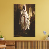 Porträt des maurischen afrikanischen Malers Leinwanddruck (Insitu (Wohnzimmer))