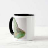 Porträt des mutig farbigen Jemenchamäleons Tasse (Vorderseite Links)