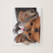 Porträt des niedlichen Welpen Puzzle (Vertikal)