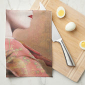 Porträt des orientalischen japanischen küchentuch (Viertel Falte)