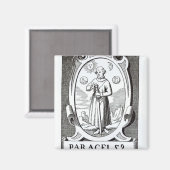 Porträt des Paracelsus Magnet (Vorderseite/Rückseite)