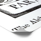 Porträt des Paracelsus Poster (Ecke)