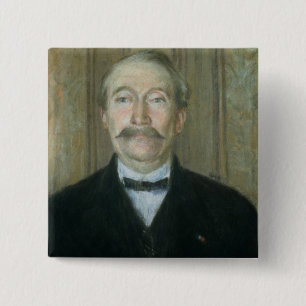 Porträt des Patriarchen (Pastell auf Papier) Button