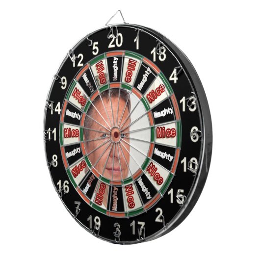 Porträt des politischen Dartplatzes von Gary Johns Dartscheibe (Vorderseite rechts)