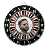 Porträt des politischen Dartplatzes von JD Vance Dartscheibe (vorne)