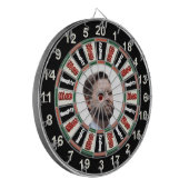 Porträt des politischen Dartplatzes von JD Vance Dartscheibe (Vorderseite Links)