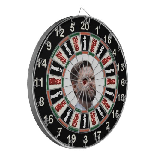 Porträt des politischen Dartplatzes von JD Vance Dartscheibe (Vorderseite Links)