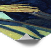 Porträt des Postman von Vincent Willem van Gogh Poster (Ecke)